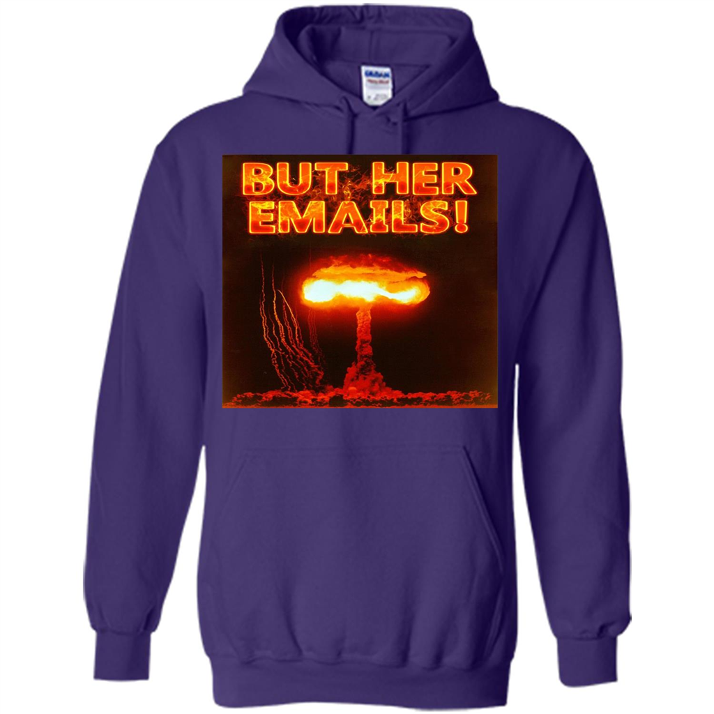 Funny American T-shirt But Her Emails Purple