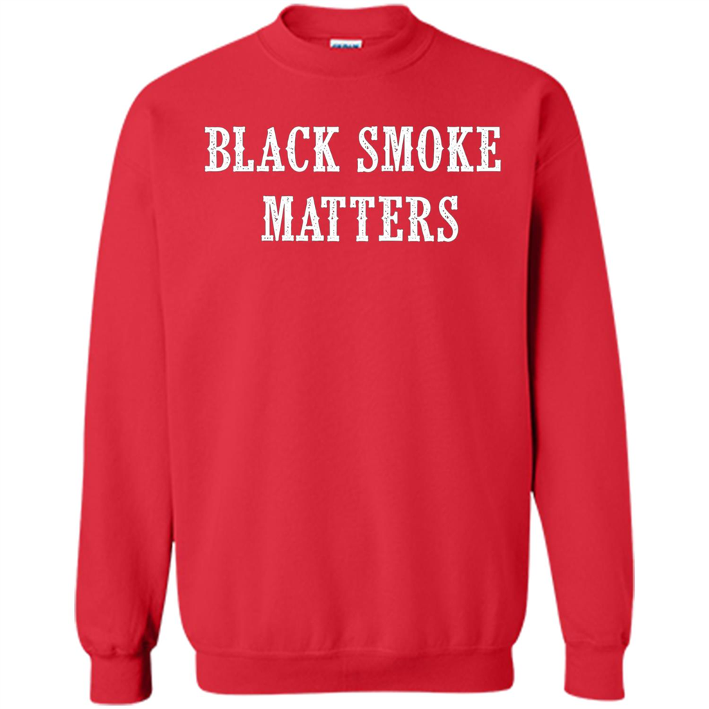 Black Smoke Matters, Diesel Trucks Rolling Coal T-shirt Red