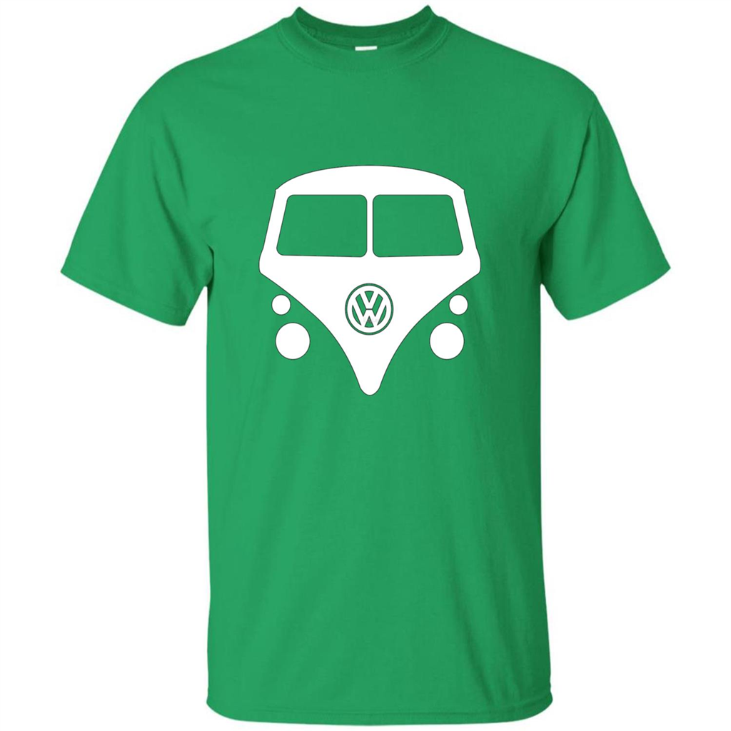 Car Lover T-shirt Split Window Kombi T-shirt Irish Green