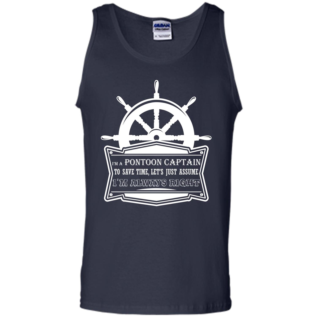 I'm A Pontoon Captain T-shirt Navy