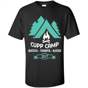 Camping T-shirt Cupp Camp Grateful - Thankful - Blessed 2017