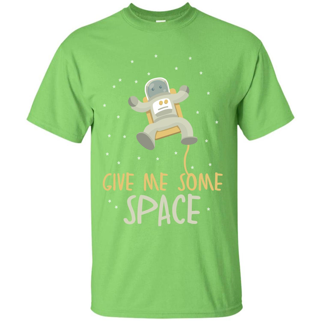 Astronaut T-shirt Give Me Some Space T-shirt Lime