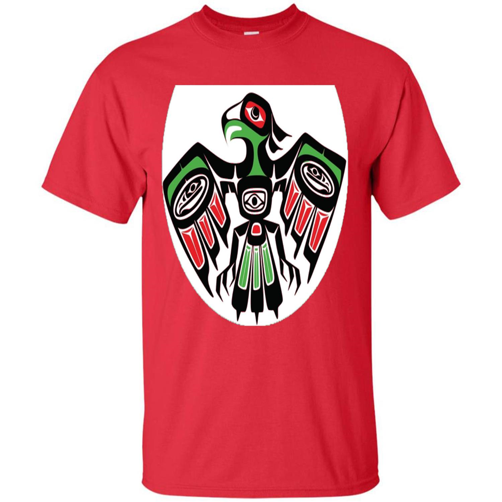 Native American Eagle T-shirt Red