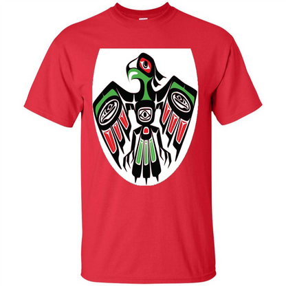 Native American Eagle T-shirt Red