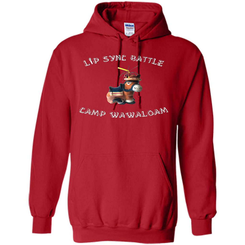 Lip Sync Camp T-shirt Camp Wawaloam Red