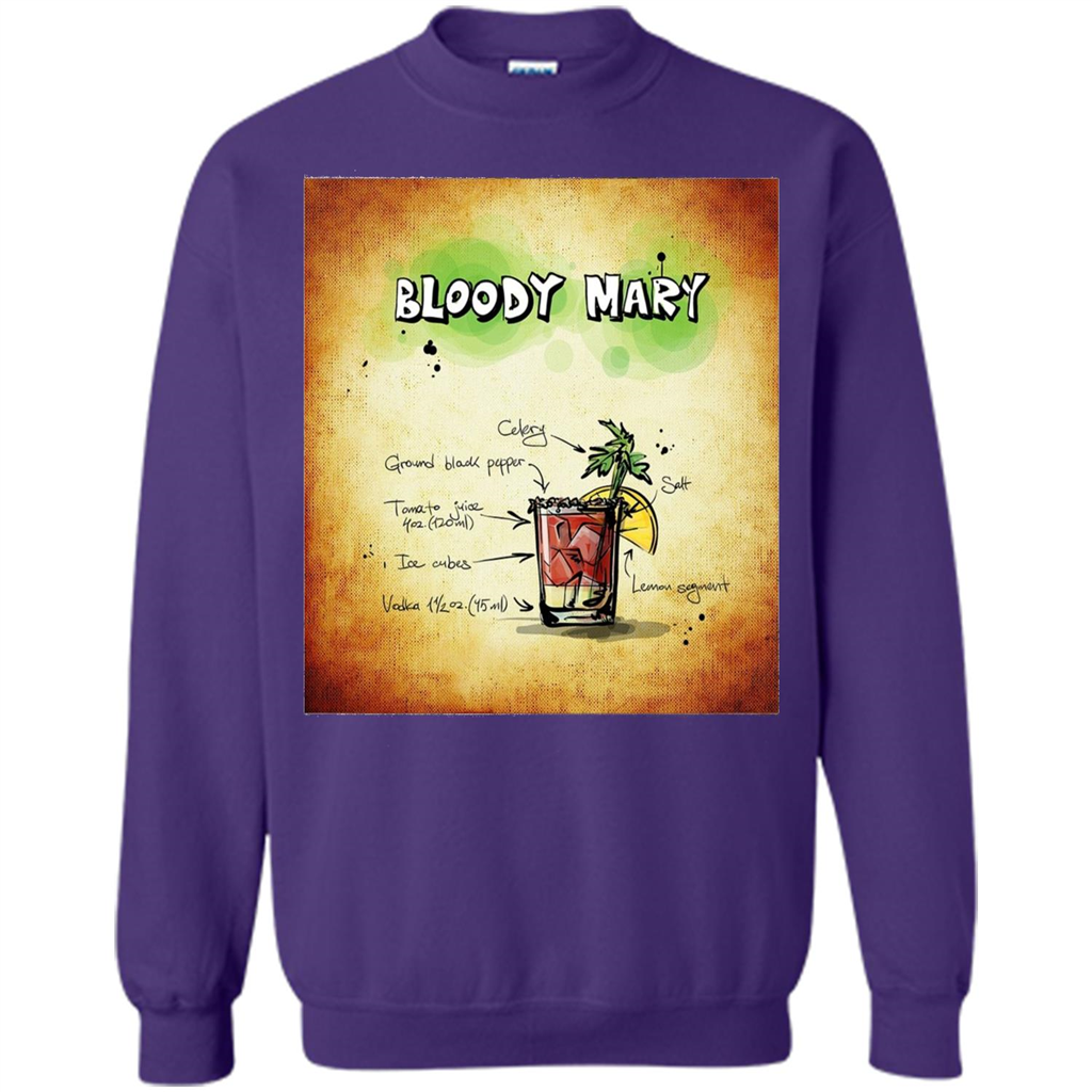 Bloody Mary Drink Recipe Alcohol Liquor Bartender T-shirt