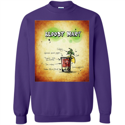 Bloody Mary Drink Recipe Alcohol Liquor Bartender T-shirt