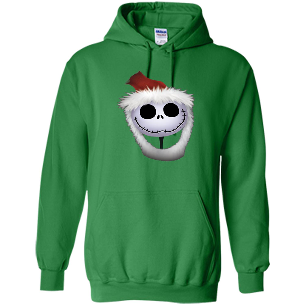 Nightmare Before Christmas Santa T-shirt Irish Green