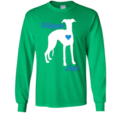 Mens Whippet Dad - Father's Day T-Shirt For Dog Lovers t-shirt Irish Green