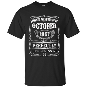 Legends Were Born In October 1967 T-shirt