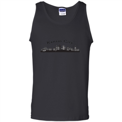 Kansas City Skyline T-shirts Black