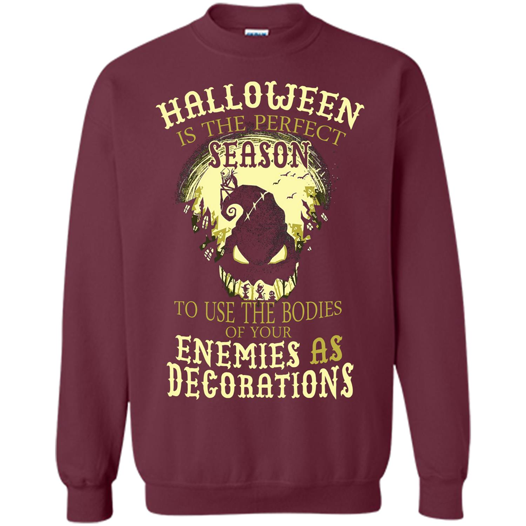 Halloween Is The Perfect Season T-shirt Maroon