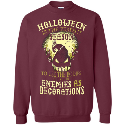Halloween Is The Perfect Season T-shirt Maroon