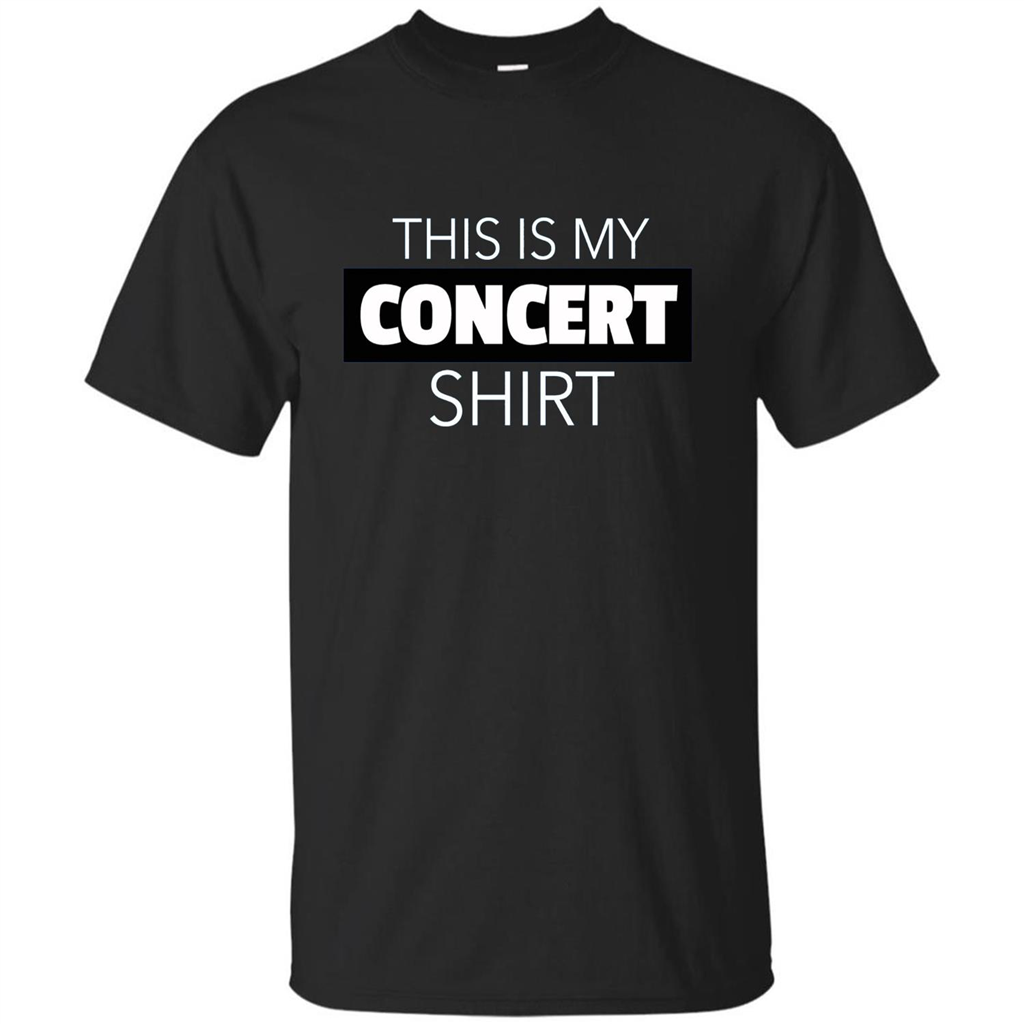 This is My Concert T-shirt Funny Music Festival T-shirt Black