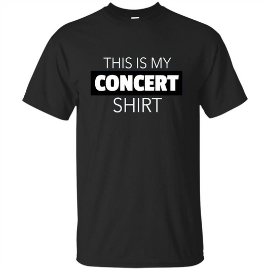 This is My Concert T-shirt Funny Music Festival T-shirt Black