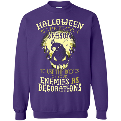 Halloween Is The Perfect Season T-shirt Purple