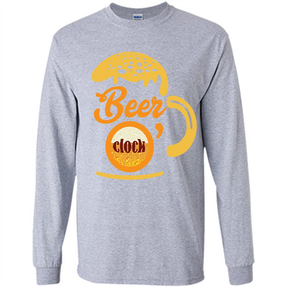 Beer T-shirt Beer O’clock Sport Grey