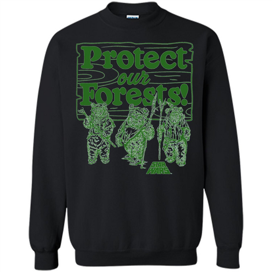 Movies T-shirt Protect Our Forests T-Shirt Black