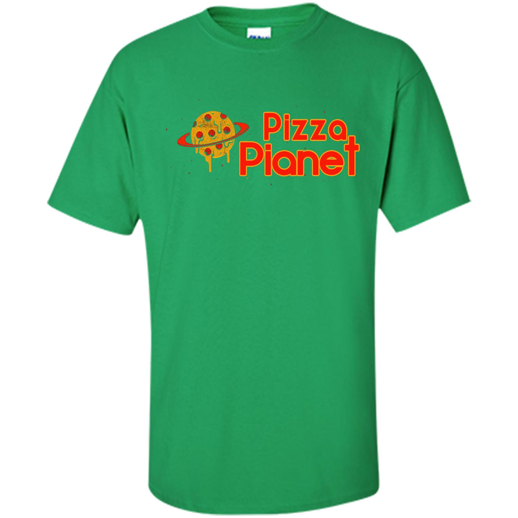 Pizza Lover T-shirt Pizza Pianet Irish Green