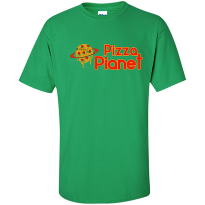 Pizza Lover T-shirt Pizza Pianet Irish Green