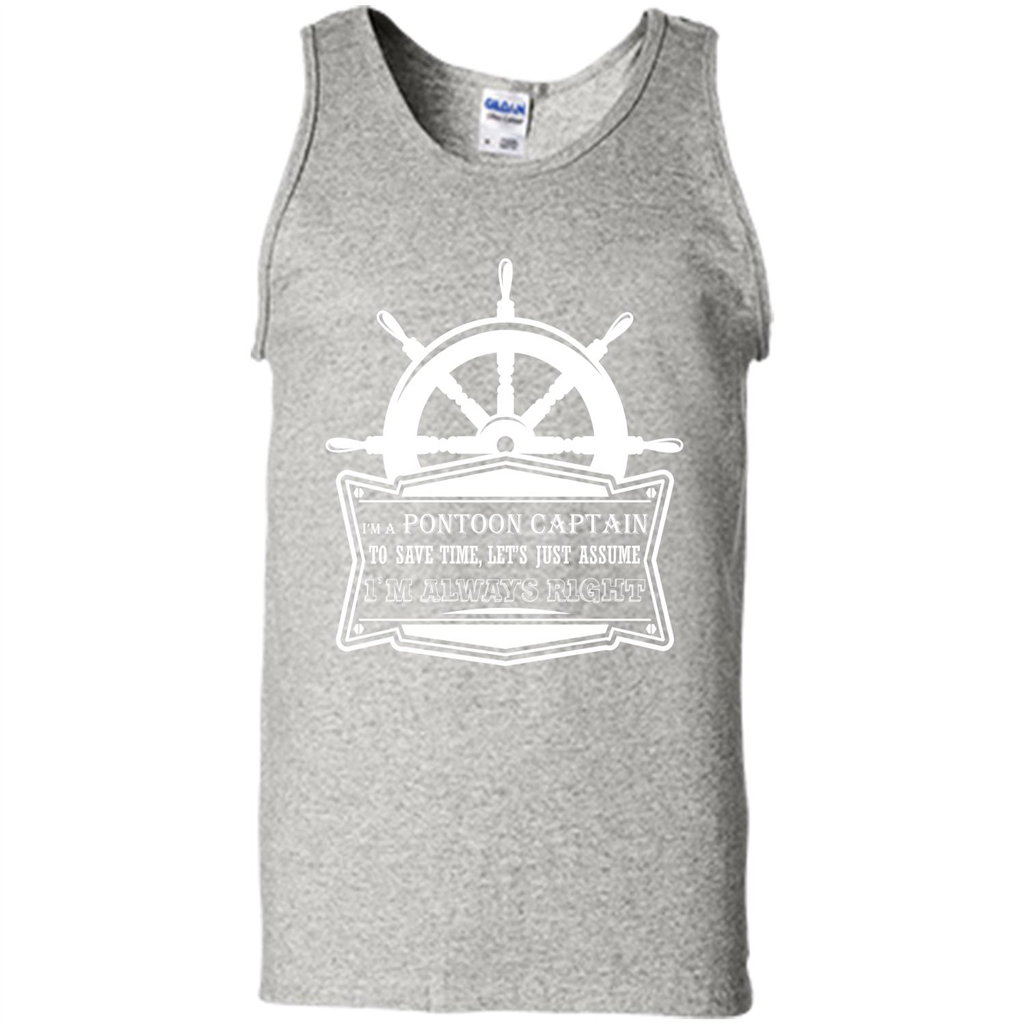 I'm A Pontoon Captain T-shirt Ash
