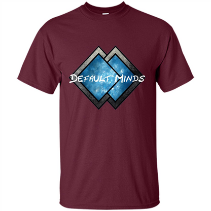 Music T-shirt Default Minds T-shirt Maroon