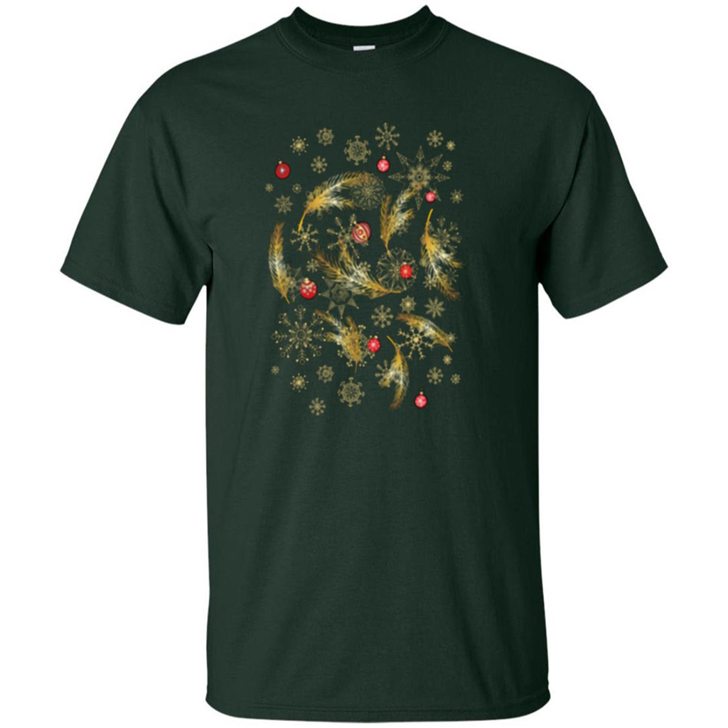 Xmas Merry Christmas Happy New Year T-shirt Forest Green