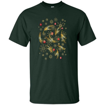 Xmas Merry Christmas Happy New Year T-shirt Forest Green