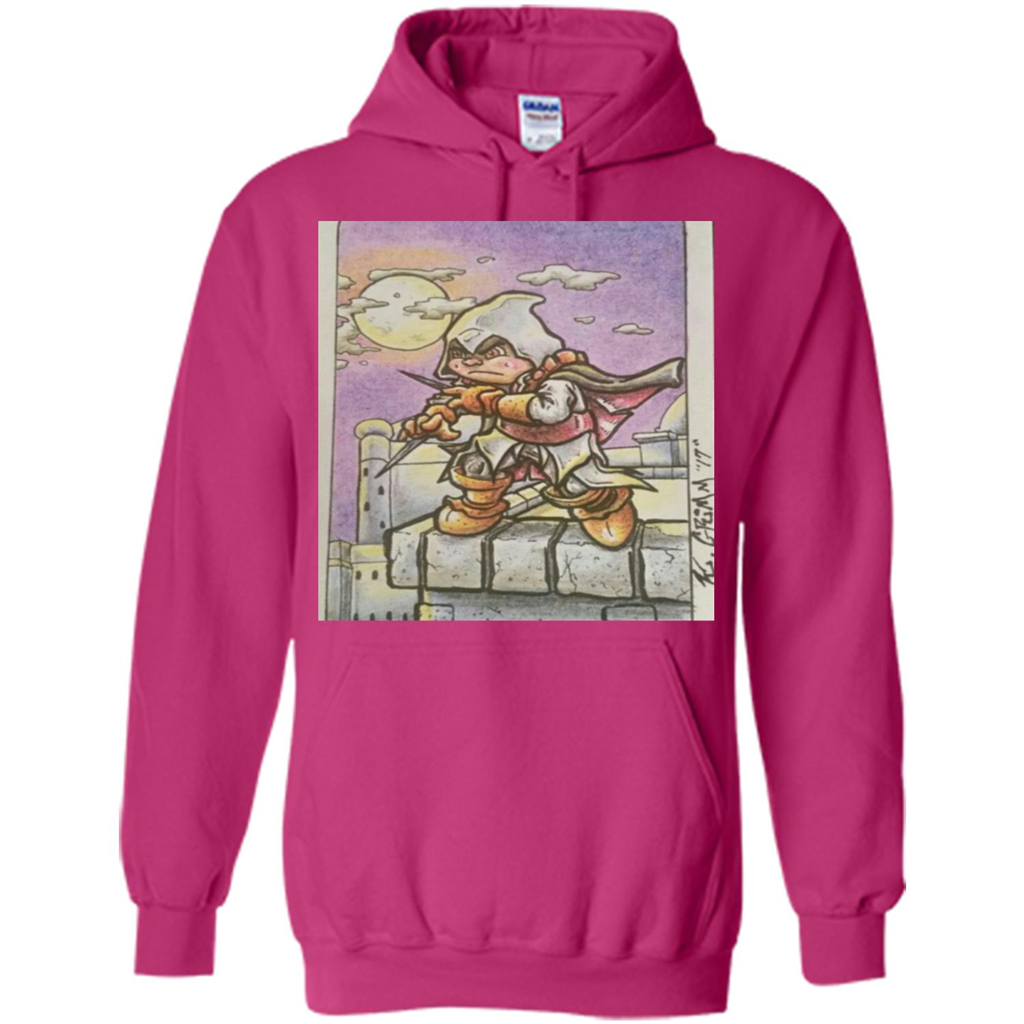 Assassin - Walk Under A Full Moon's Light T-Shirt Heliconia