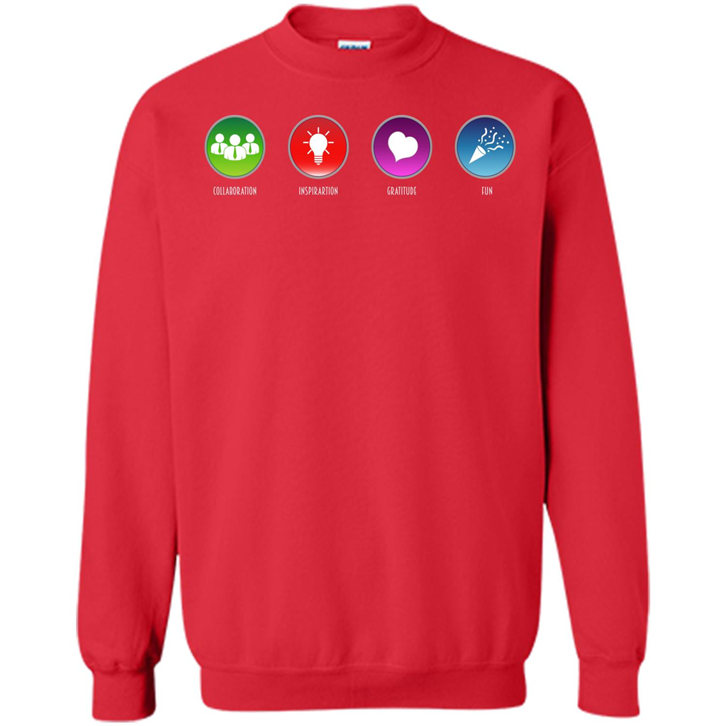 Values Icons T-shirt Red