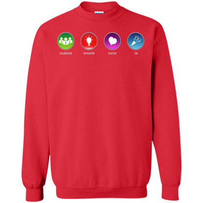 Values Icons T-shirt Red