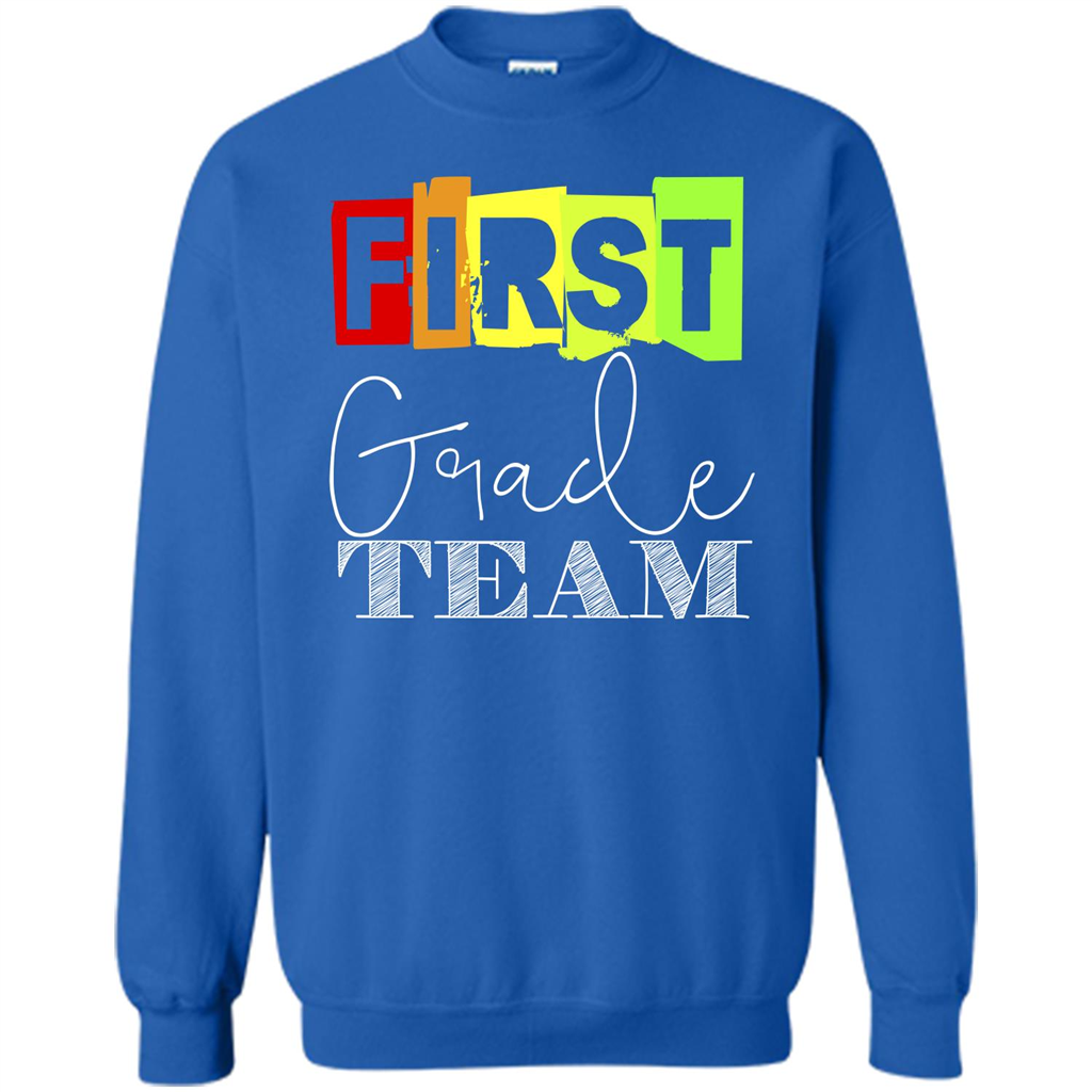 First Grade Team T-shirt School Day T-shirt Royal