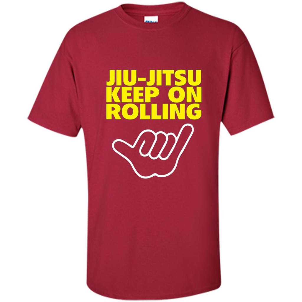 JIU JITSU KEEP ON ROLLING T-SHIRT Cardinal