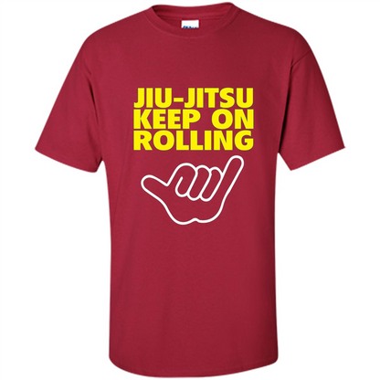 JIU JITSU KEEP ON ROLLING T-SHIRT Cardinal