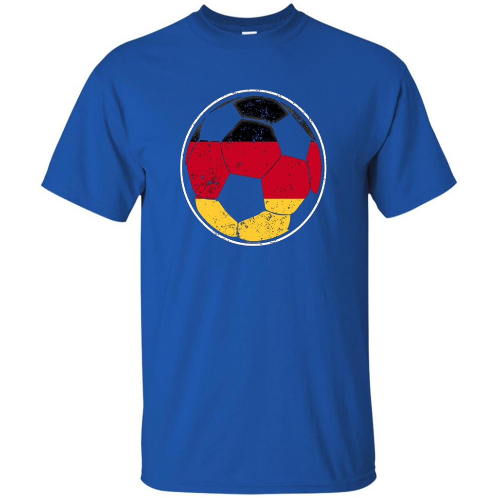 Germany Flag Soccer Ball Flag Soccer T-shirt Royal