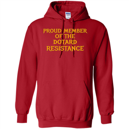 American President T-shirt Proud Member Of The Dotard Resistance T-shirt Red