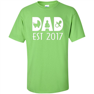 Happy First Time Dad 2017 T Shirt - Best Gift Father's Day