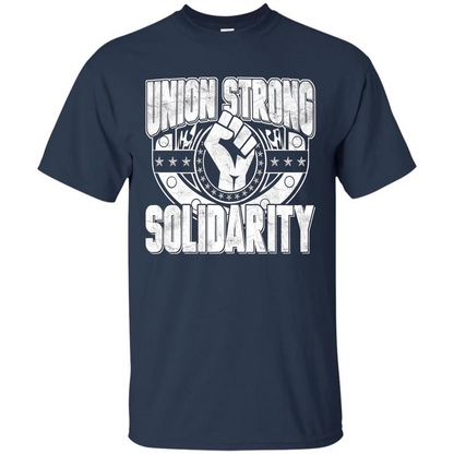 Union Strong Solidarity T-shirt Navy