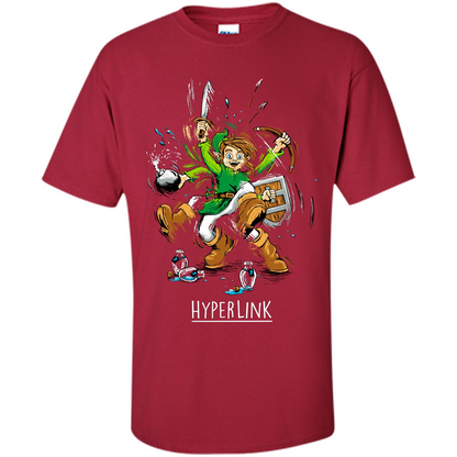 Gamer T-Shirt HyperLink Cardinal