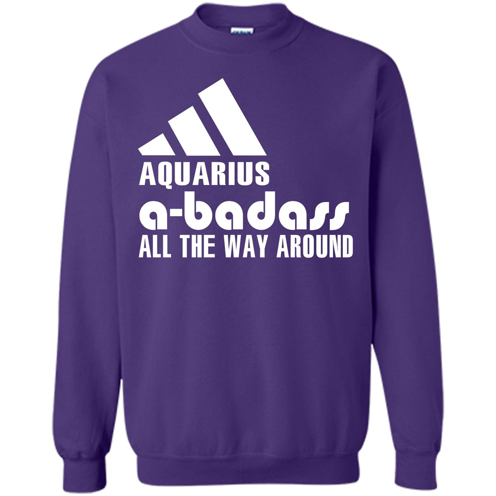 Aquarius A-Badass All The Way Around T-shirt Orange