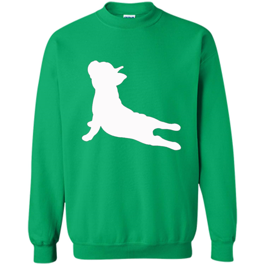 French Bulldog Yoga T-shirt Irish Green