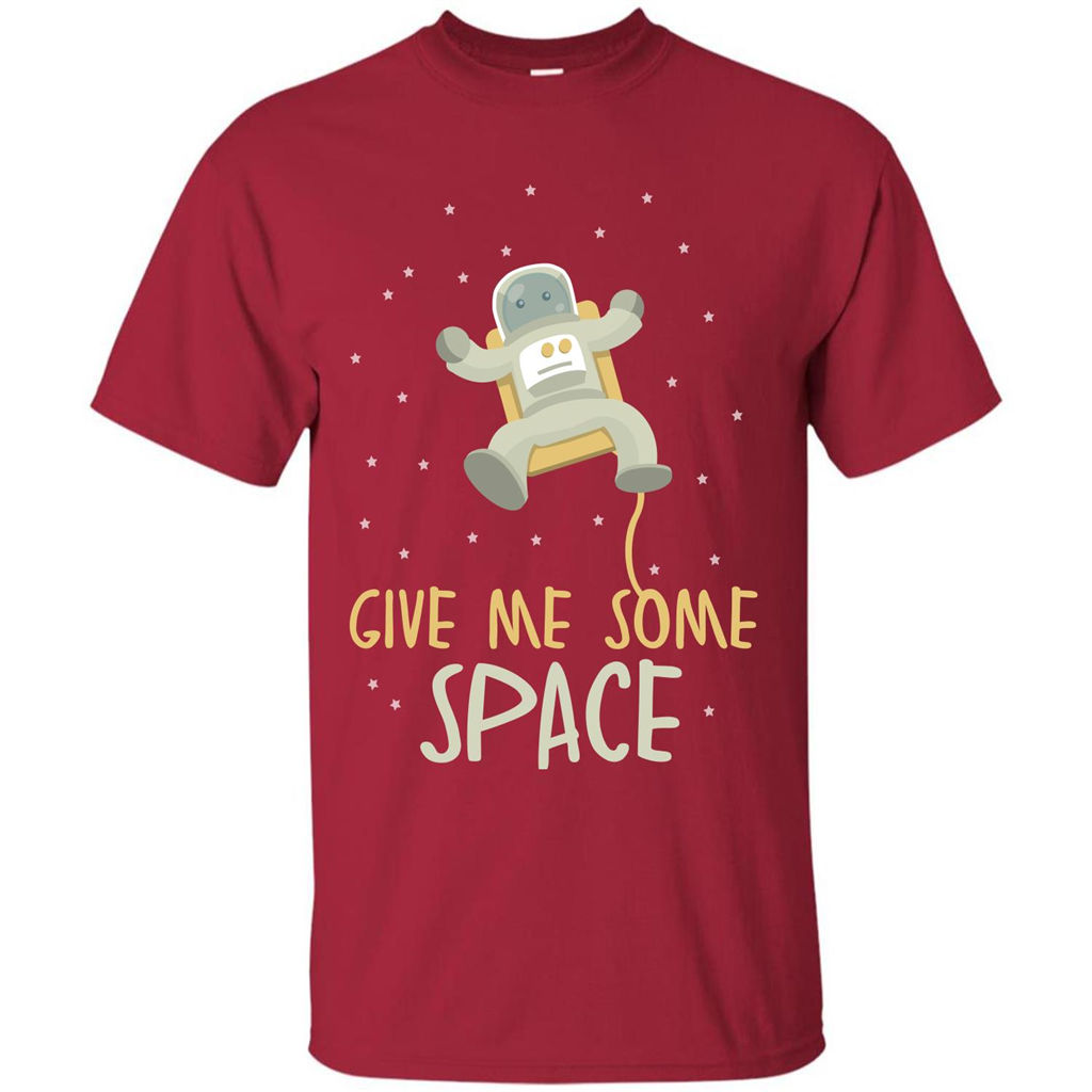 Astronaut T-shirt Give Me Some Space T-shirt Cardinal