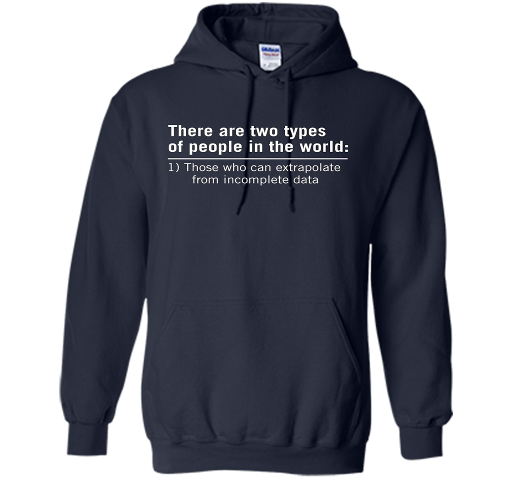 Those Who Can Extrapolate From Incomplete Data T-shirt Navy