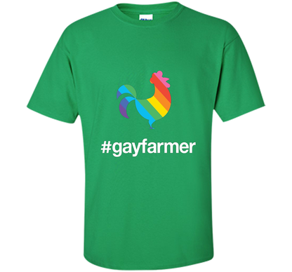 Hashtag Gay Farmer Pride Chicken T-Shirt t-shirt Irish Green