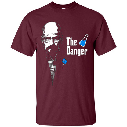 Movies T-shirt The Godfather Of Danger Maroon