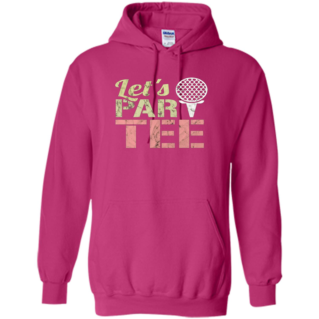 Funny Golf T-shirt Let's Par-Tee. Let's Party. Golf Joke Heliconia