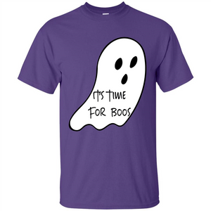 It's Time For Boos Funny Halloween T-shirt