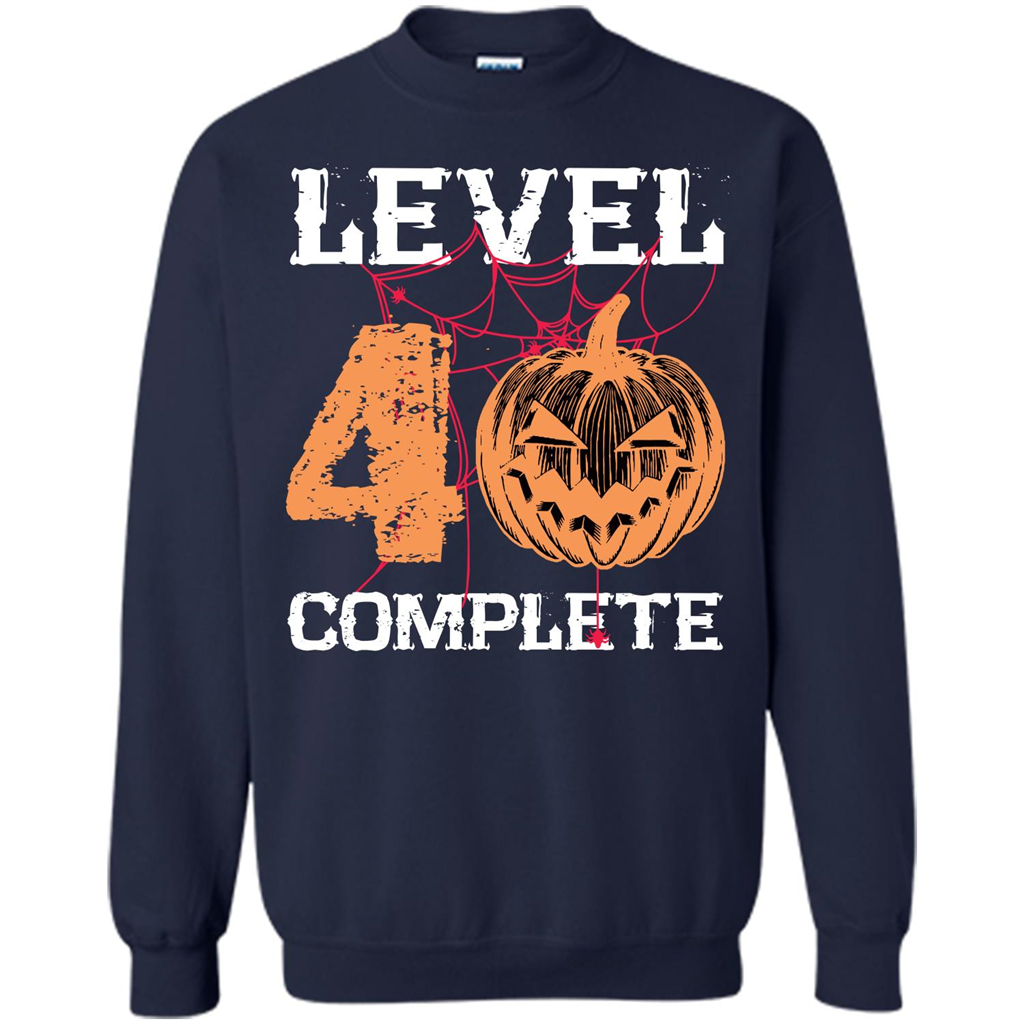 Halloween T-shirt Level 40 Complete Navy
