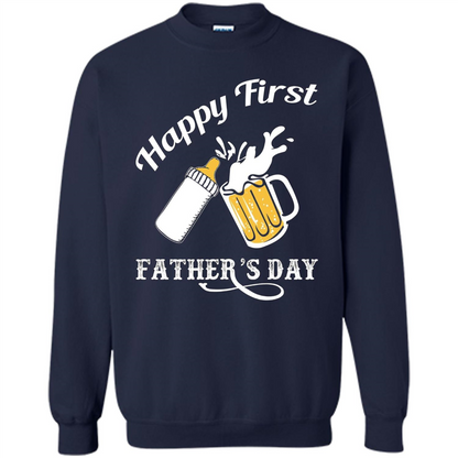 Happy First Father's Day T-shirt 2017 Navy