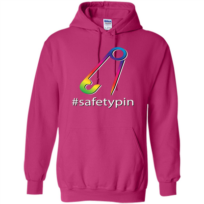 Safety Pin Campaign Against Violence T-Shirt Heliconia
